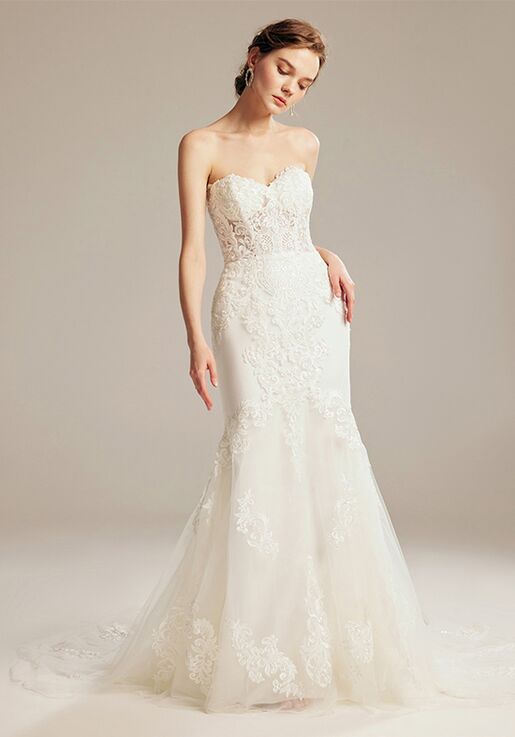 AW Bridal AW Olive Wedding Dress Mermaid Wedding Dress - 4