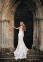 Disney Fairy Tale Weddings Rapunzel - D416 Sheath Wedding Dress - thumbnail - 3