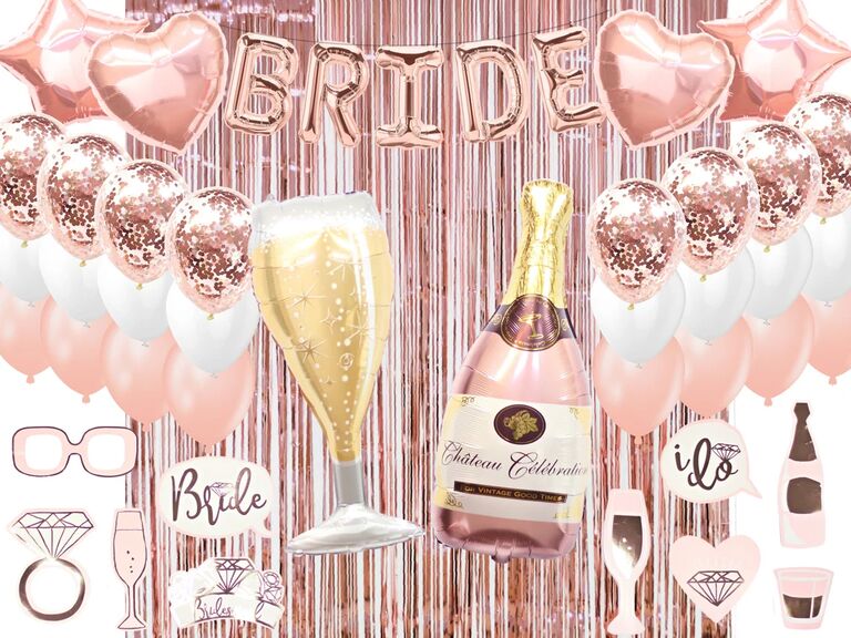 A selection of wonderful wedding decorations.