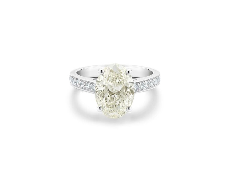 oval diamond engagement ring