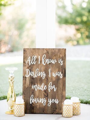 Calligraphed Wooden Sign