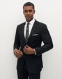 Suit Shop Men's Black Suit Tuxedo - thumbnail - 3