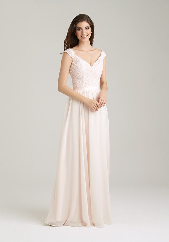 Allure Bridesmaids 1463 V-Neck Bridesmaid Dress - 1