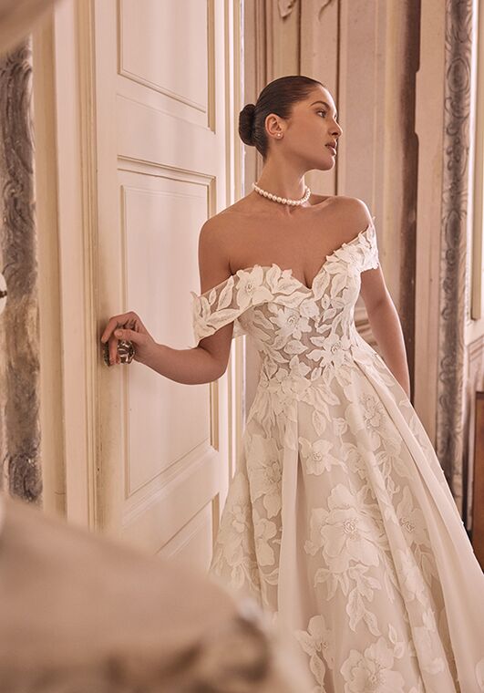Justin Alexander Lisette Ball Gown Wedding Dress - 3