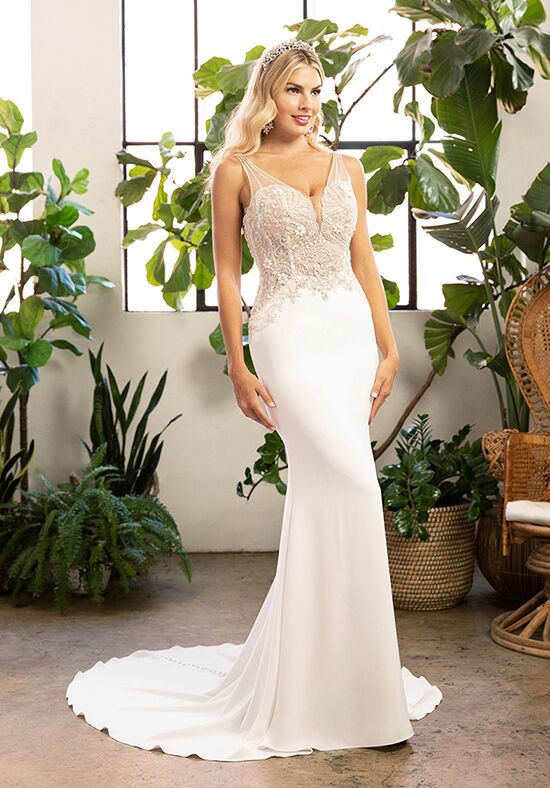 Beloved by Casablanca Bridal BL319 Evie Sheath Wedding Dress - 1