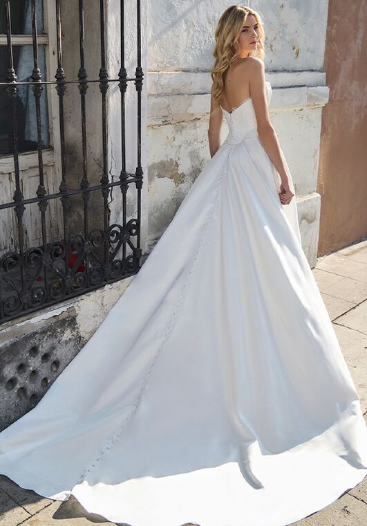L'amour by Calla Blanche LA25245 Lunelle A-Line Wedding Dress - 2
