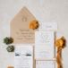 Marigold-Inspired Wedding Invitation Suite