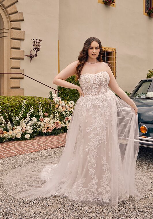 Casablanca Bridal 2548C Fit-and-Flare Wedding Dress - 4