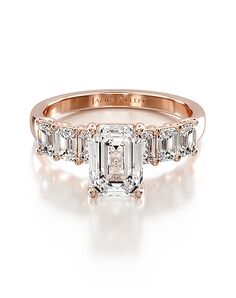 James Allen Emerald Cut Engagement Ring