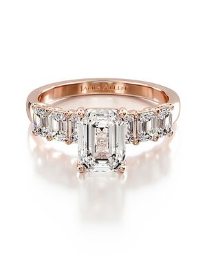 James Allen Emerald Cut Engagement Ring