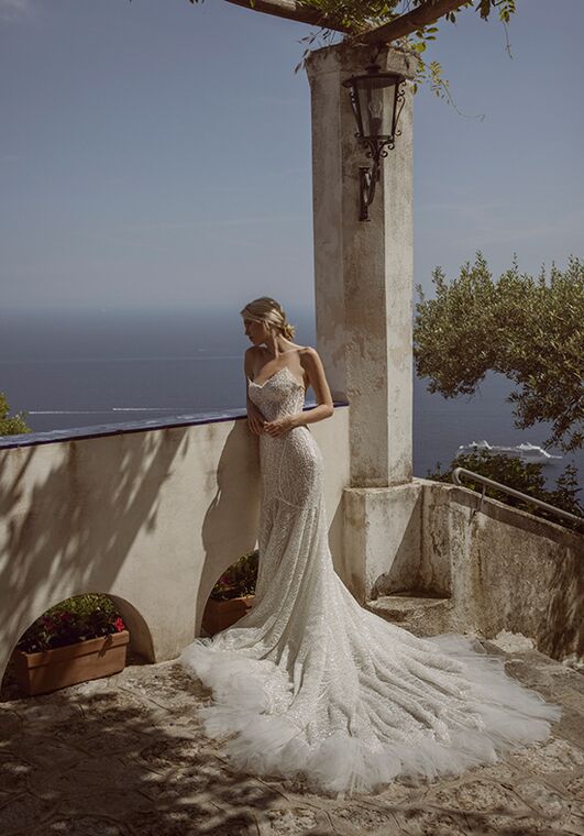 Amalfi Passion collection by Ricca Sposa Vincenza 24-009 Fit-and-Flare Wedding Dress - 4