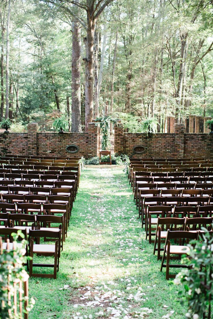 "I had a clear vision of a neutral, natural and chic wedding complemented by gold, blush and various organic shades: forest green, beige, cream, bronze and other similar hues," Allie Beth says. "Chancey Charm and my other vendors made that vision come to life perfectly. I have always been a fan of neutral, classic styles with small nuances."
