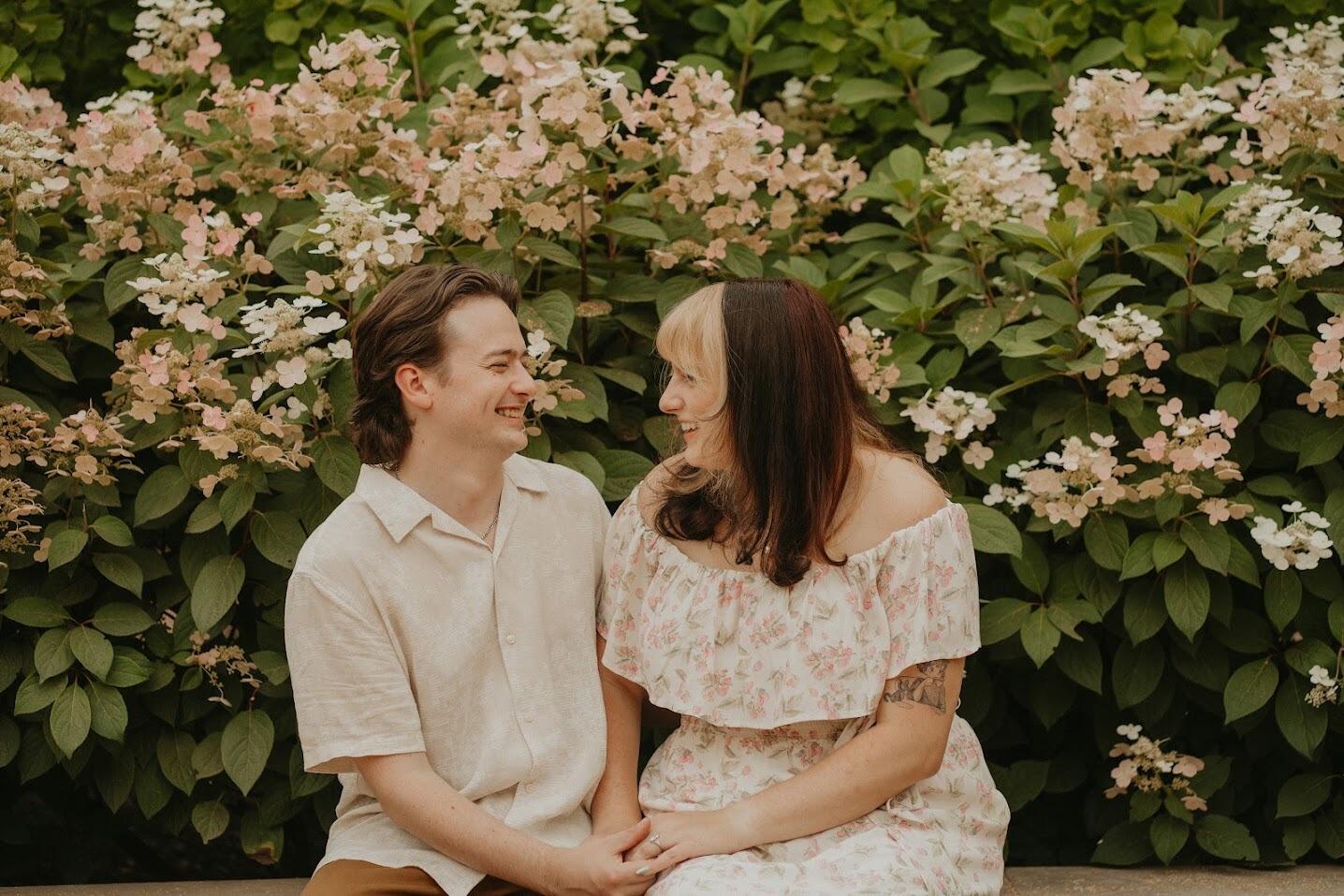 After spending time thinking about venues and dates, Jaina and Rob decided to get married at a spot that they fell in love with early on in their relationship: The Morton Arboretum. Taking their engagement photos at the same venue, the date was set for October 9th, 2027.