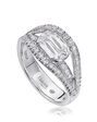 Christopher Designs Unique Emerald, Oval Cut Engagement Ring - thumbnail - 1
