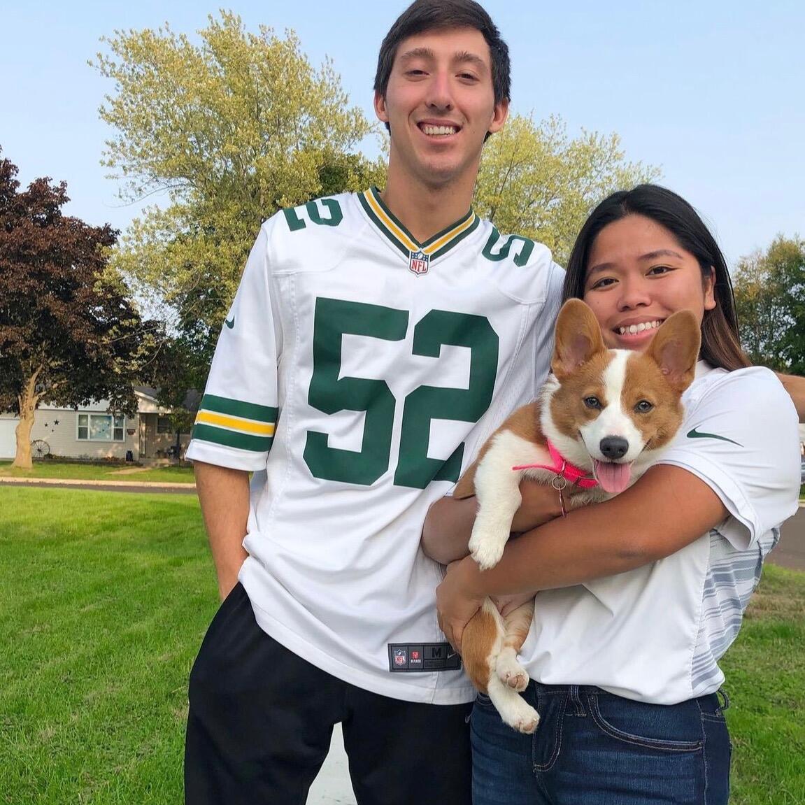 Picture of July 2020: Zac and Allona became dog parents!