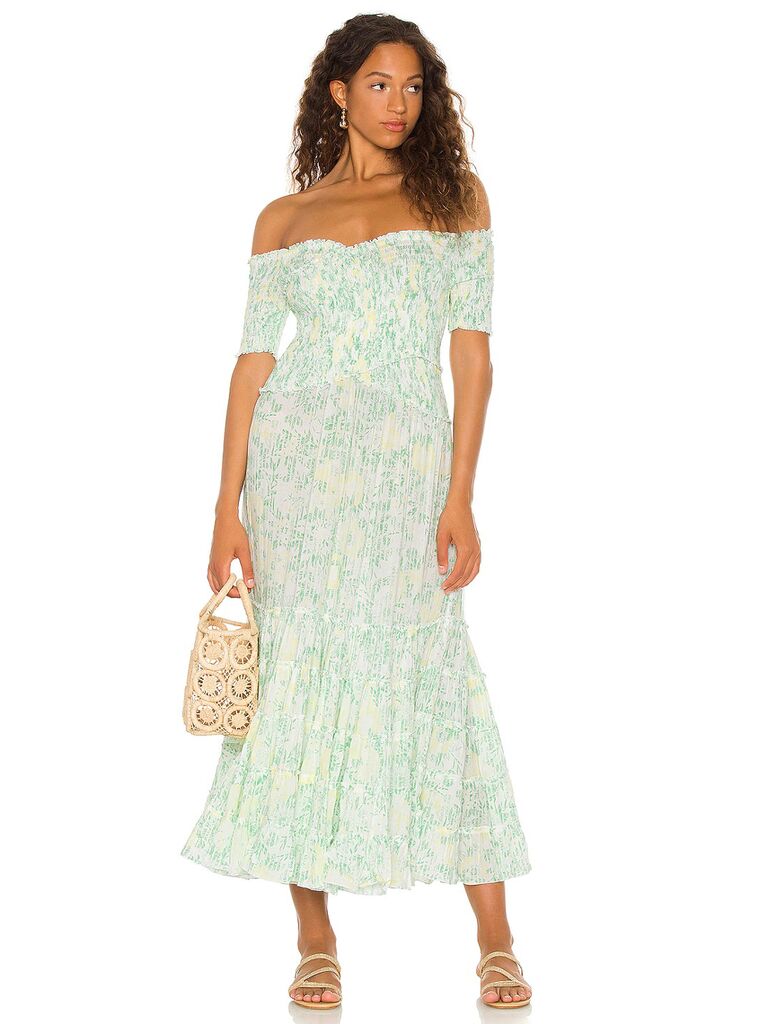 21 Off the Shoulder Wedding Guest Dresses