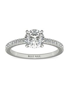 Blue Nile Round Cut Engagement Ring