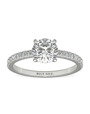 Blue Nile Round Cut Engagement Ring
