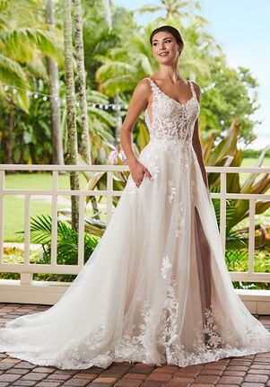Adrianna Papell Platinum 31219 A-Line Wedding Dress