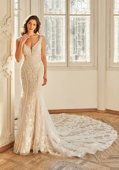 Moonlight Couture H1507 Mermaid Wedding Dress