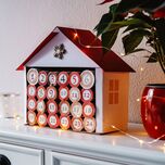 Beautiful house-shaped advent calendar