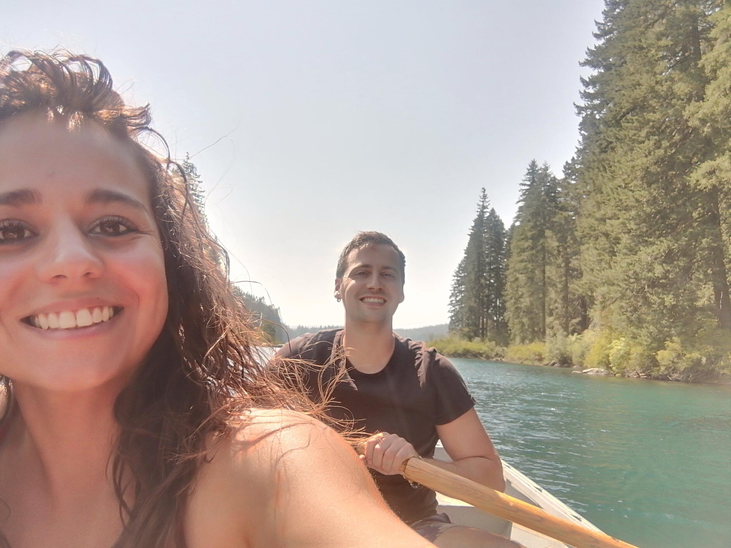 In Barca su Clear Lake, Oregon