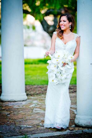 Maggie Sottero Lace Ivory Wedding Dress