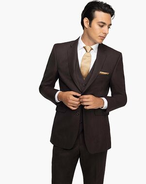 Generation Tux Allure Dark Brown Suit Brown Tuxedo