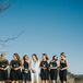 Mismatched Short Navy Lace Bridesmaid Dresses