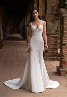 Moonlight Tango T169 Mermaid and Trumpet Wedding Dress