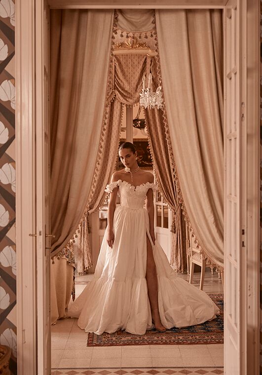 Soft flow by Ricca Sposa Atelier Carmen 25-002(3) Ball Gown Wedding Dress - 6