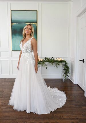 Essense of Australia D3151 A-Line Wedding Dress
