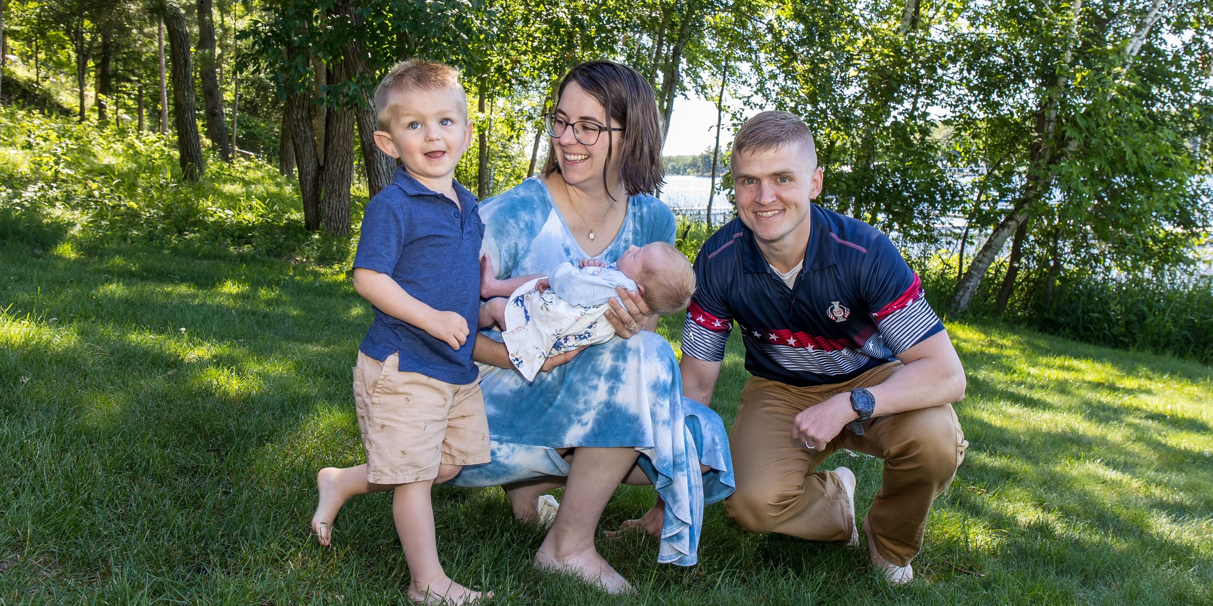 Picture of Emily, Brent, Blaise and Lucia 