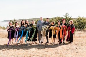Wedding Party Portraits at Blue Vista in Randolph, Kansas