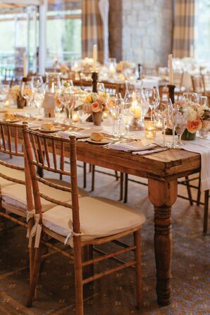 Exposed Wood Family-Style Table