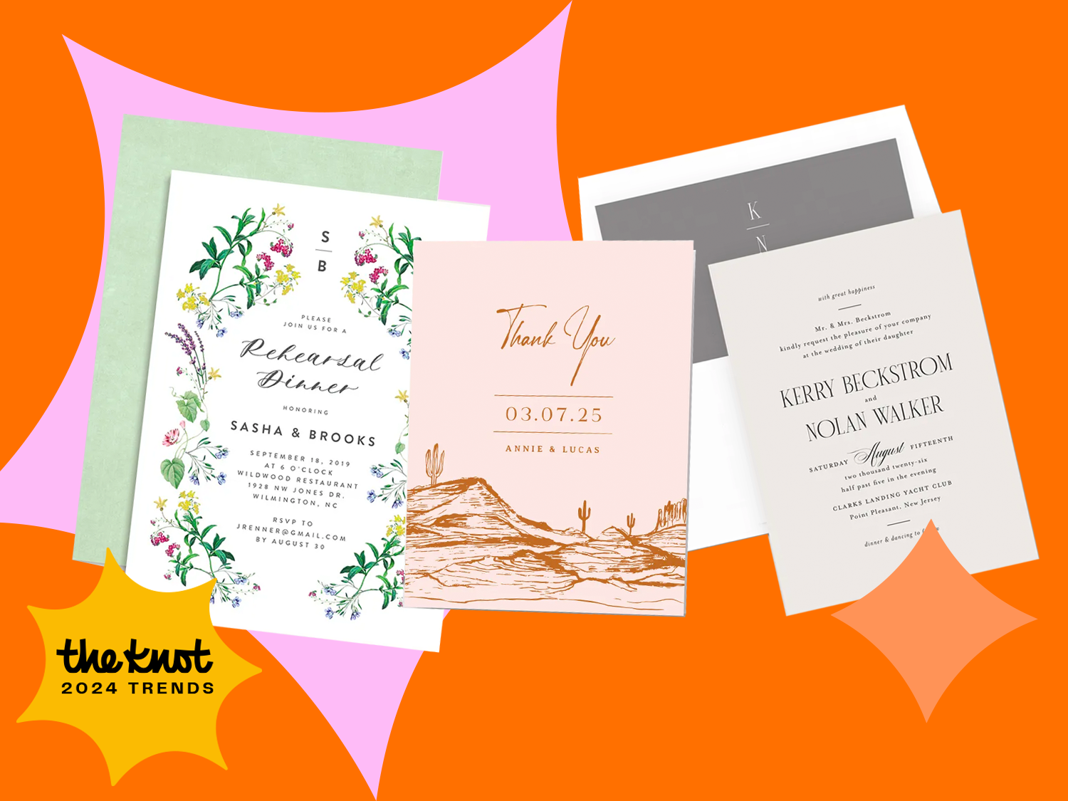 The Hottest 10 Wedding Invitations Trends for 2023&2024 - EWI