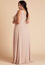Birdy Grey Kira Dress Curve in Taupe One Shoulder Bridesmaid Dress - thumbnail - 3