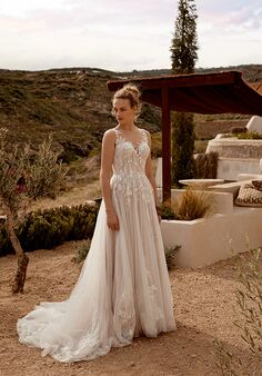 Lillian West 66374 A-Line Wedding Dress