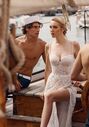 Amalfi Passion collection by Ricca Sposa Elia 24-005 Sheath Wedding Dress - thumbnail - 3