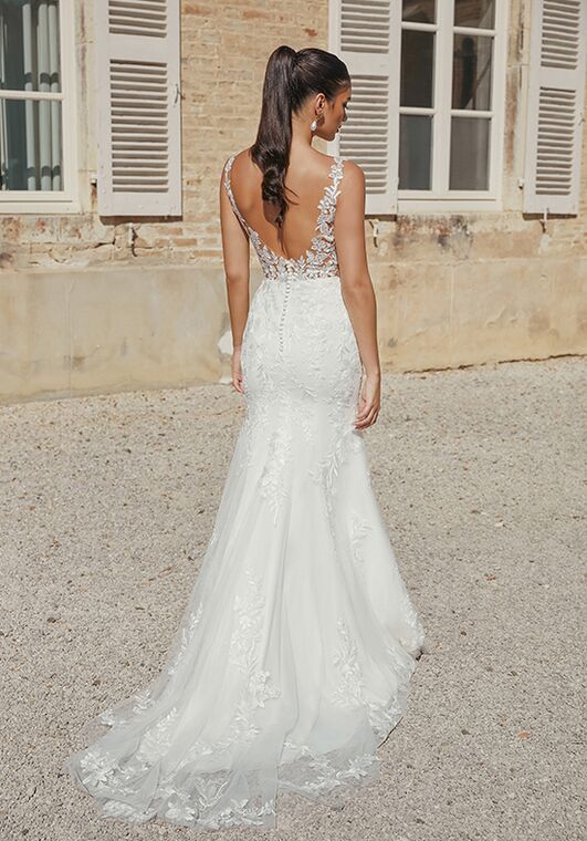 Sincerity Bridal 44453 Fit-and-Flare Wedding Dress - 3