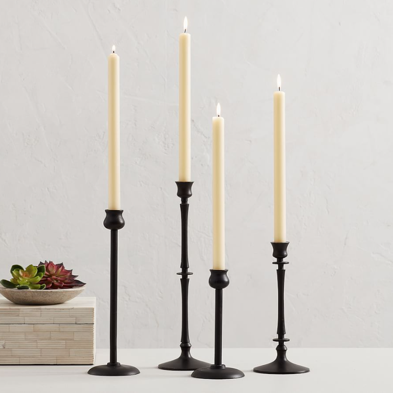 Bronze candlesticks from Pottery Barn for the perfect gift
