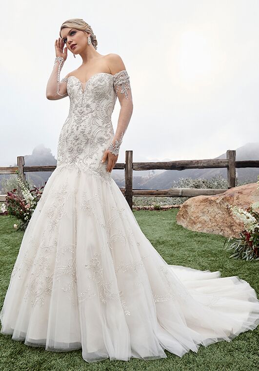 Casablanca Bridal 2423 Gabrielle Mermaid Wedding Dress - 3