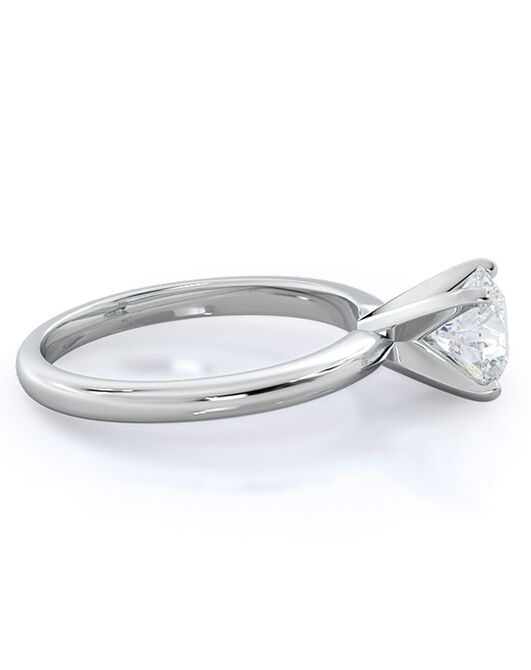 With Clarity Classic Princess, Asscher, Cushion, Emerald, Radiant, Round, Oval Cut Engagement Ring - 2