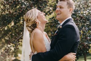 Romantic Couple at Hidden Pond in Kennebunkport, Maine