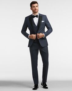 MEN’S WEARHOUSE BLACK by Vera Wang Midnight Tux Tuxedo