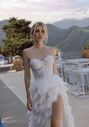 Amalfi Passion collection by Ricca Sposa Monica 24-029 Sheath Wedding Dress - thumbnail - 4