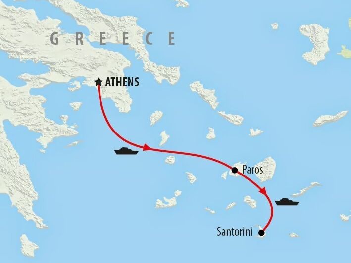 Picture of Athens to Santorini 