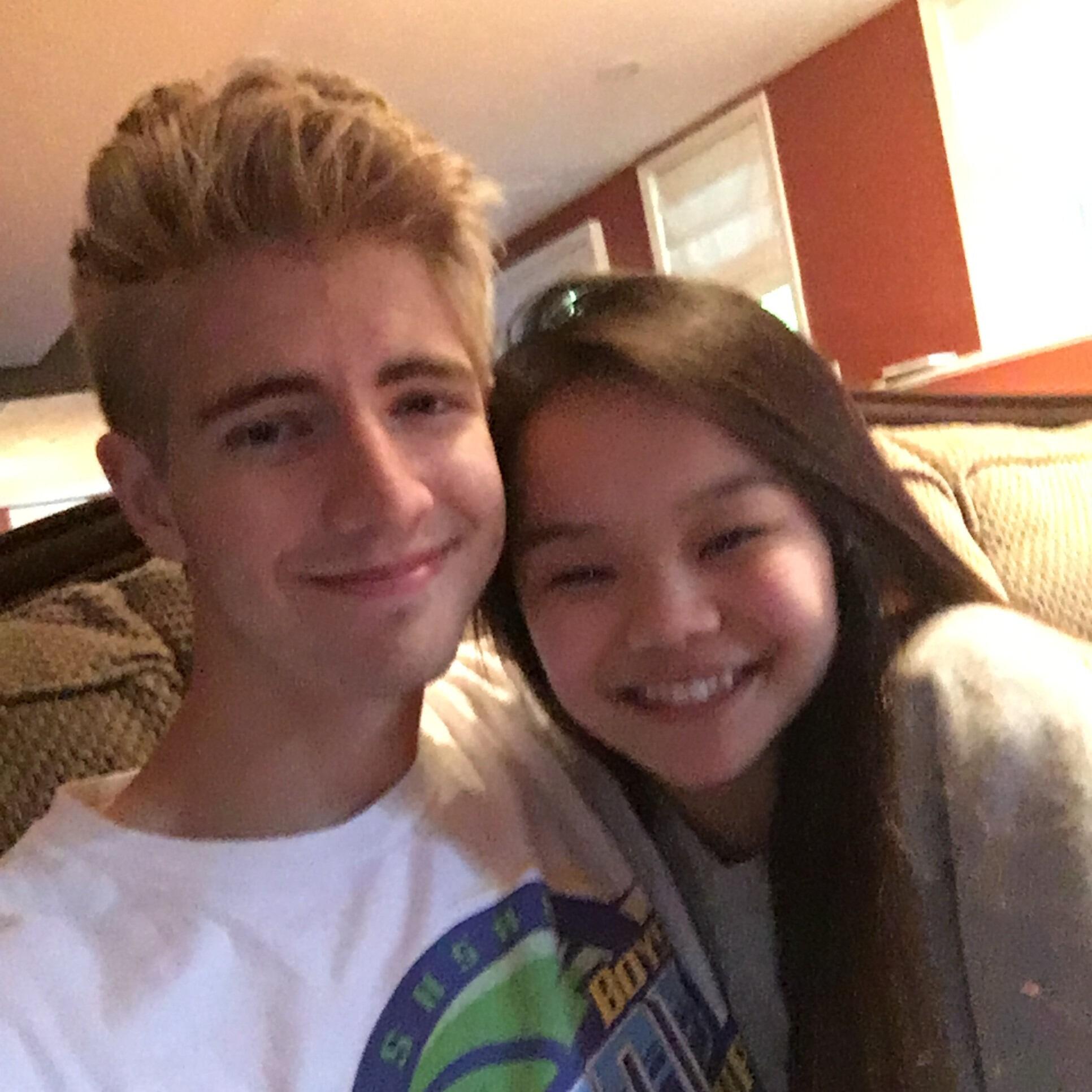 We met in 2016 while working together at Orange Leaf Frozen Yogurt (RIP). We became fast friends and started dating in May of 2017. 