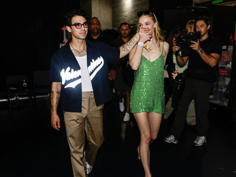 Joe Jonas and Sophie Turner at the Jonas Brothers 