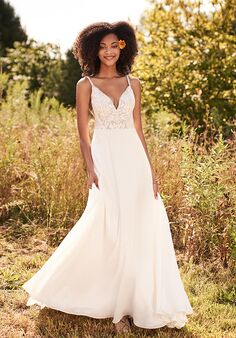 Lillian West 66181 A-Line Wedding Dress
